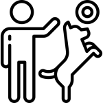 Ihminen ja koira (kuvake)