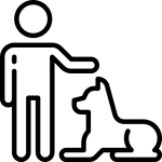 Ihminen ja koira (kuvake)